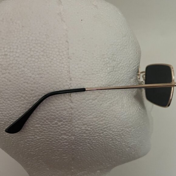Gold Square Frame Sunglasses - Picture 5 of 11